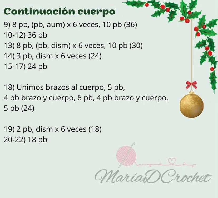 Patrón Amigurumi Grinch Navideño Paso a Paso