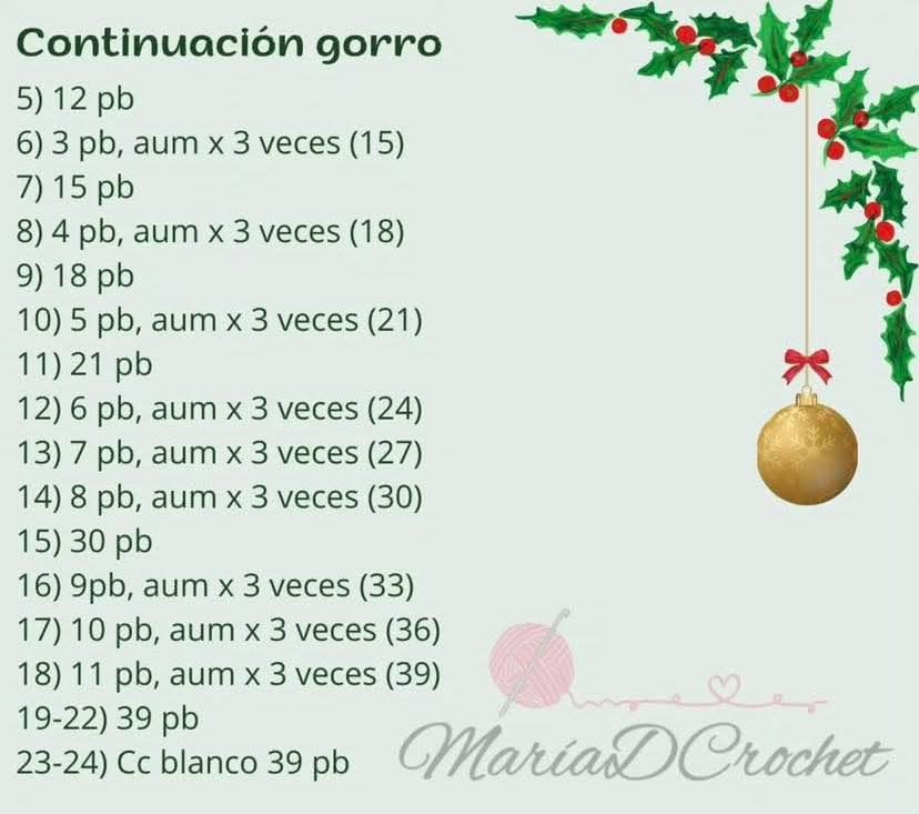 Patrón Amigurumi Grinch Navideño Paso a Paso