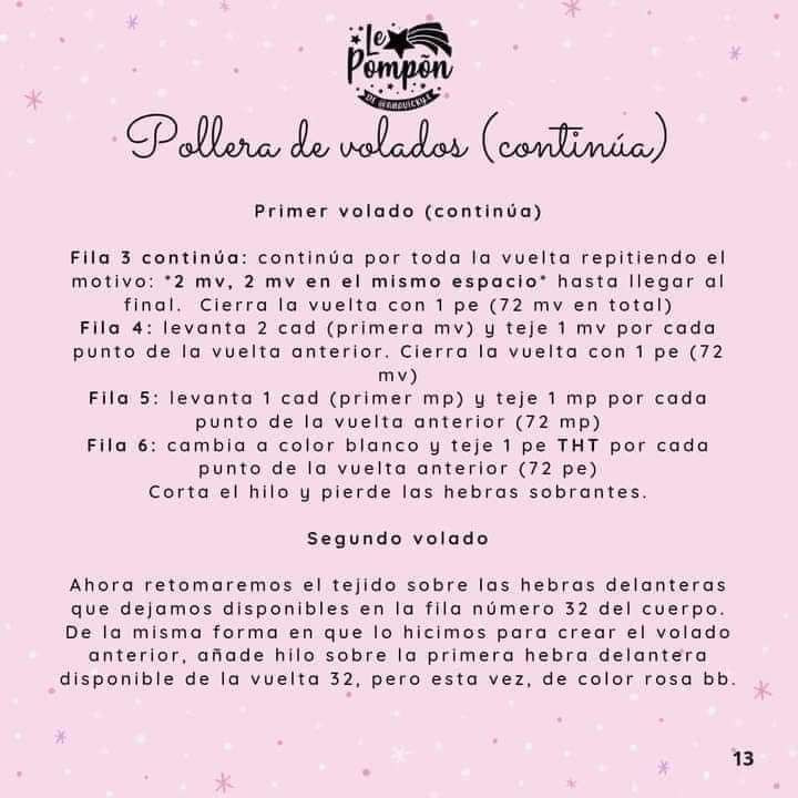 Patrón Amigurumi Hada Hadita Lollipop Gratis