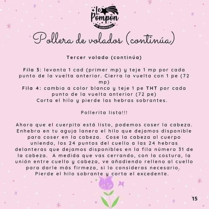 Patrón Amigurumi Hada Hadita Lollipop Gratis