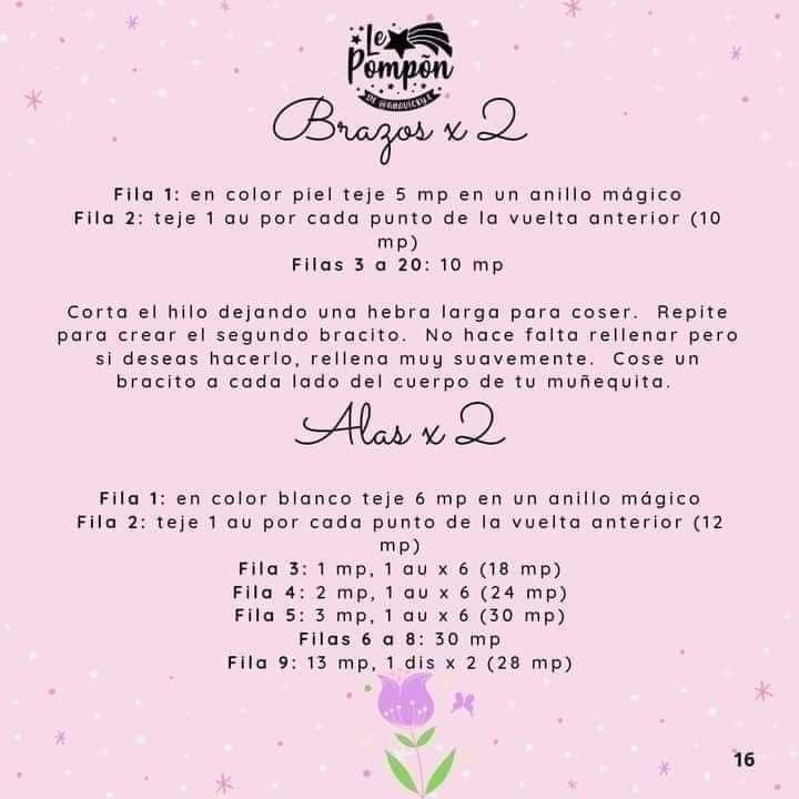 Patrón Amigurumi Hada Hadita Lollipop Gratis