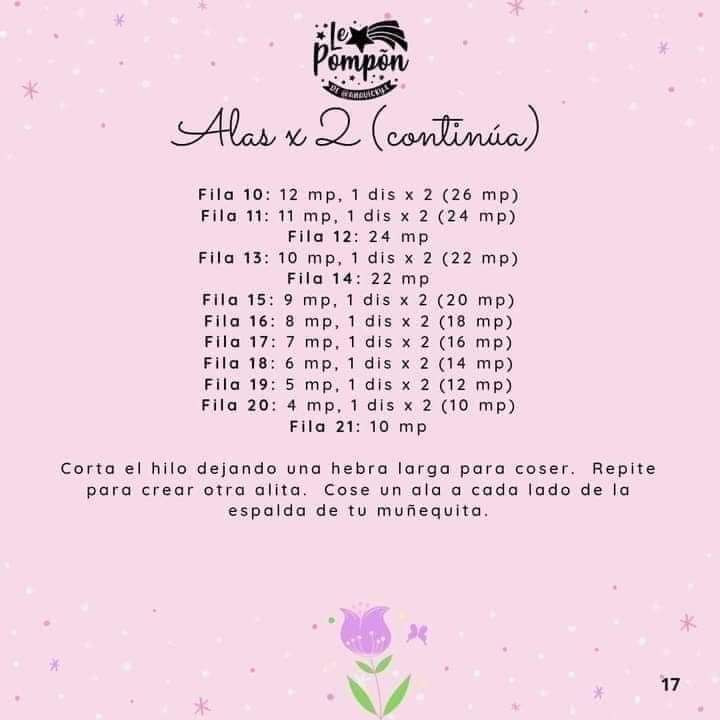 Patrón Amigurumi Hada Hadita Lollipop Gratis