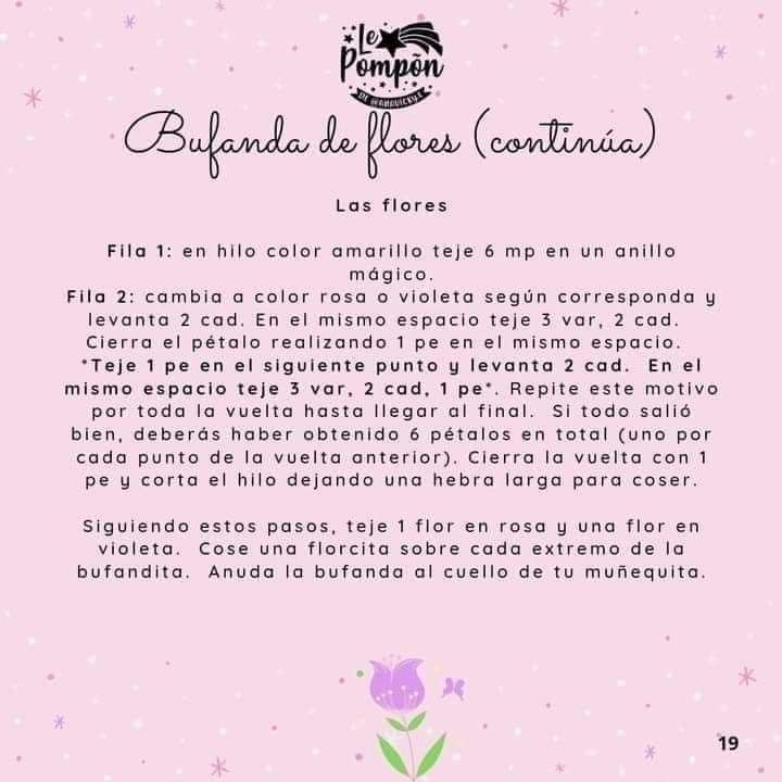 Patrón Amigurumi Hada Hadita Lollipop Gratis