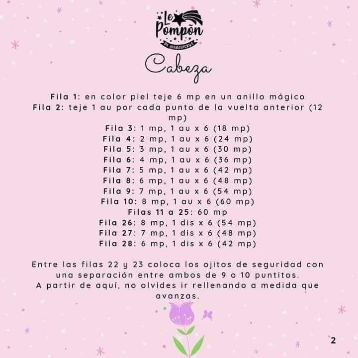 Patrón Amigurumi Hada Hadita Lollipop Gratis