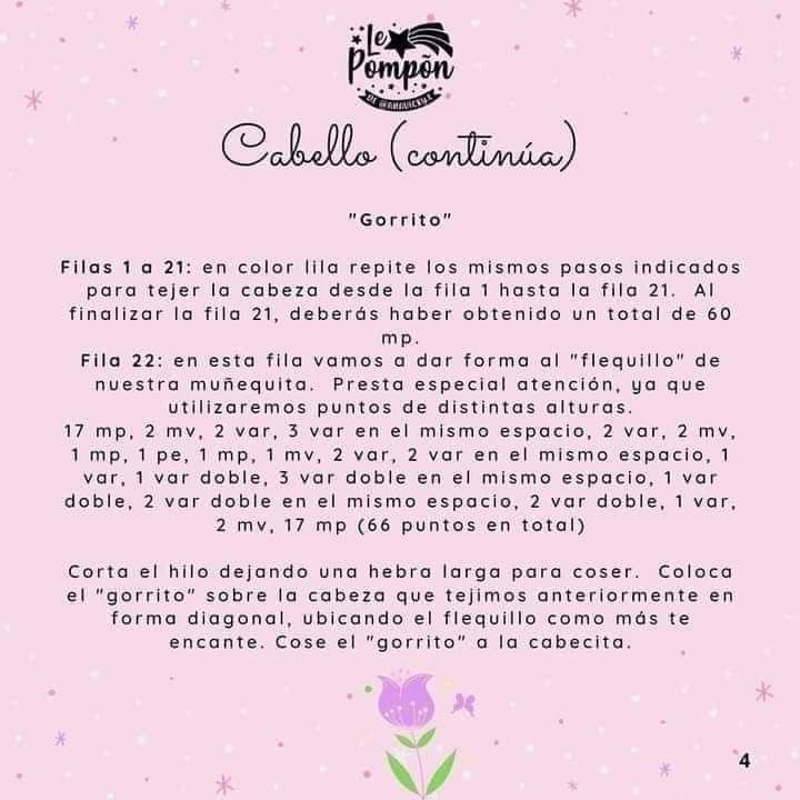 Patrón Amigurumi Hada Hadita Lollipop Gratis