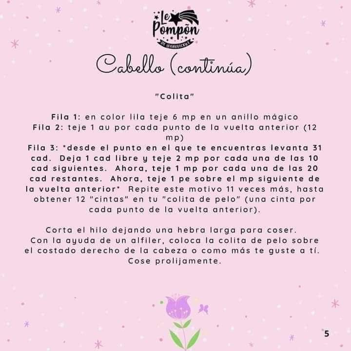 Patrón Amigurumi Hada Hadita Lollipop Gratis