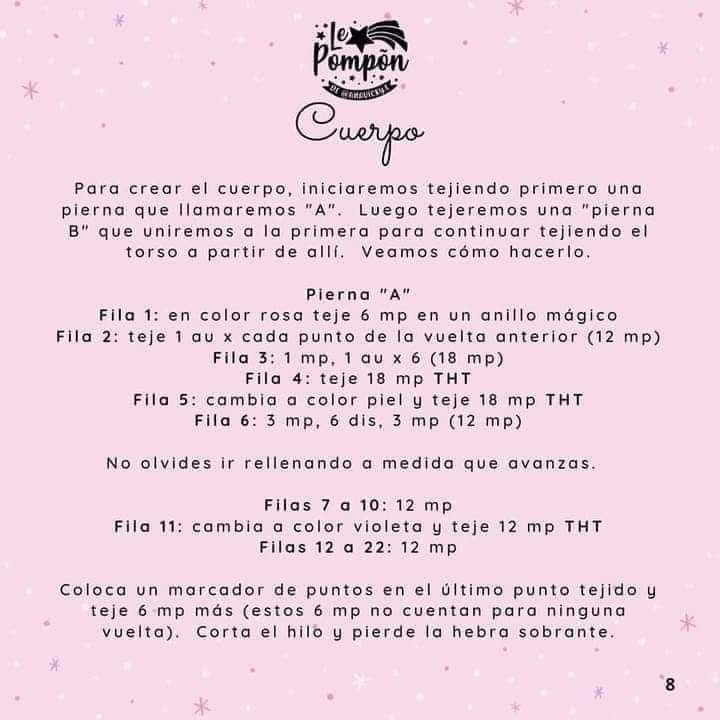 Patrón Amigurumi Hada Hadita Lollipop Gratis