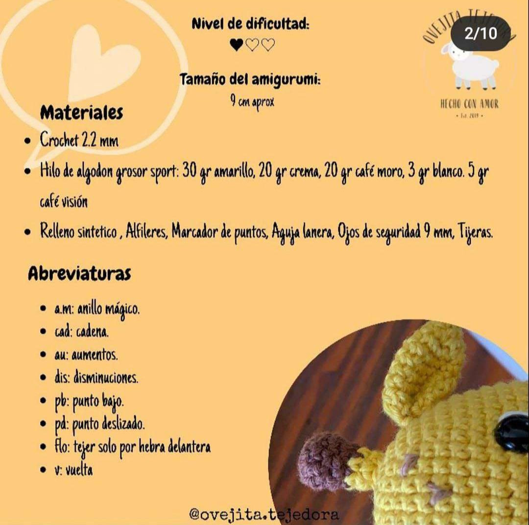 Patrón Amigurumi Jirafa Vainilla: Guía Paso a Paso y Materiales
