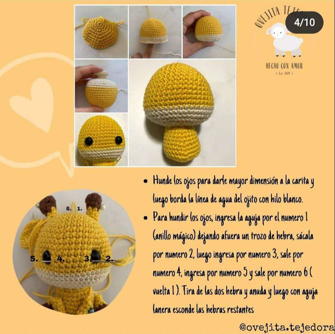 Patrón Amigurumi Jirafa Vainilla: Guía Paso a Paso y Materiales