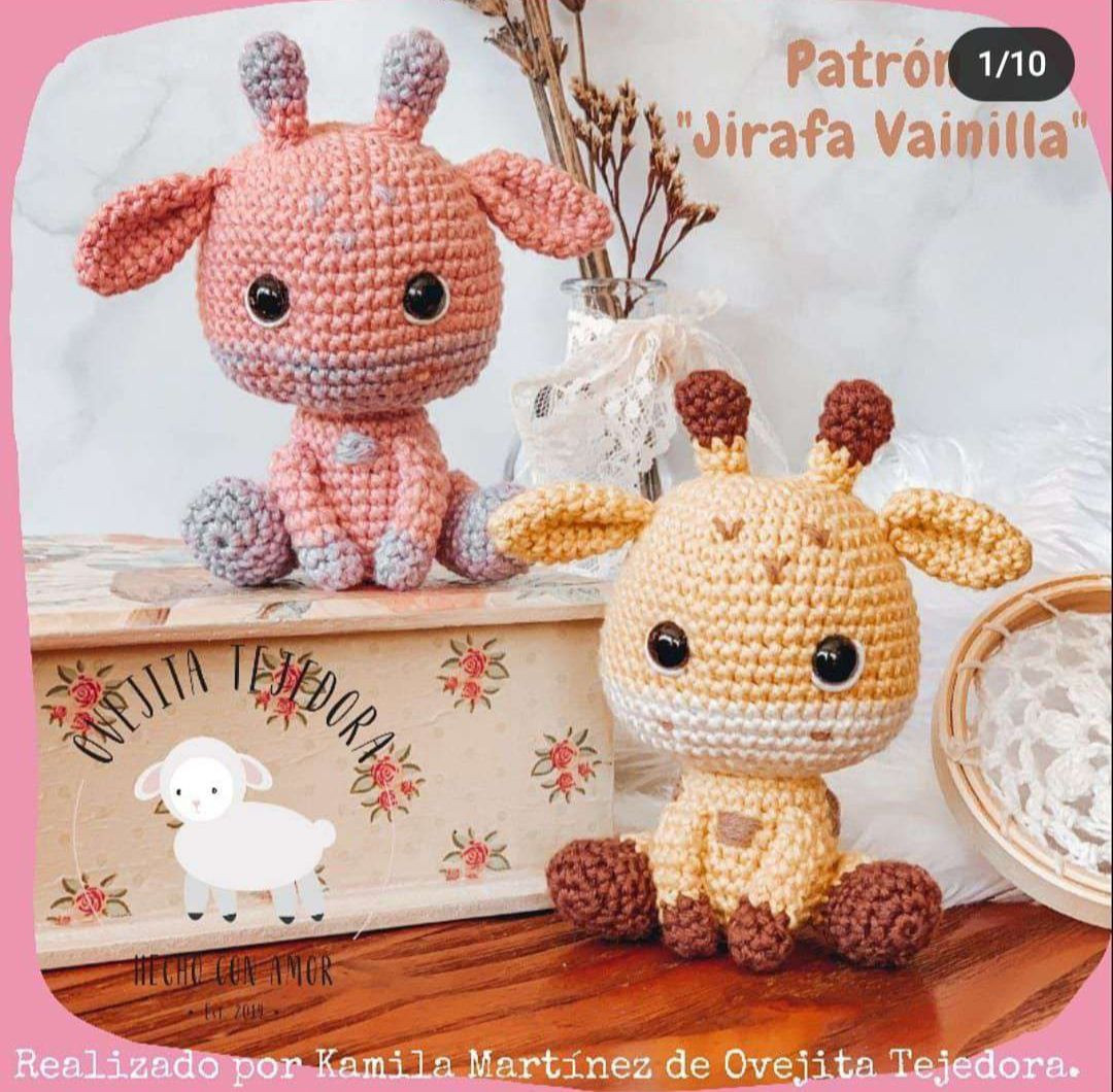Patrón Amigurumi Jirafa Vainilla: Guía Paso a Paso y Materiales