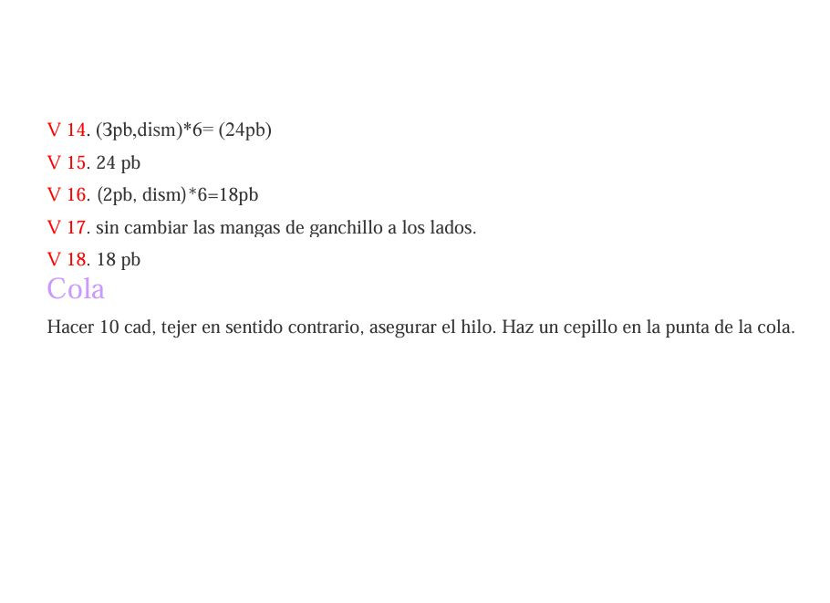 Patrón Amigurumi León Fácil Paso a Paso