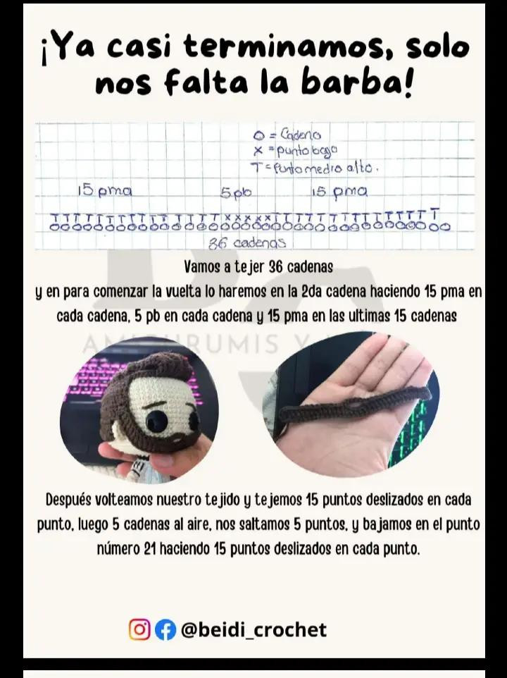 Patrón Amigurumi Lionel Messi - Tutorial Paso a Paso