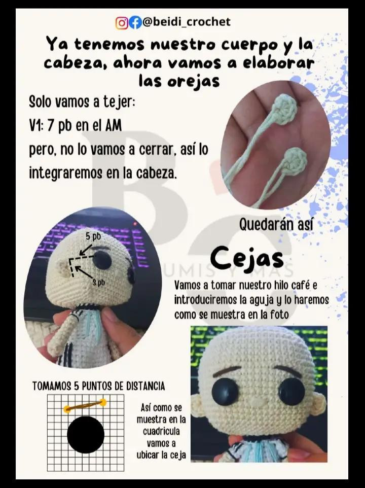 Patrón Amigurumi Lionel Messi - Tutorial Paso a Paso