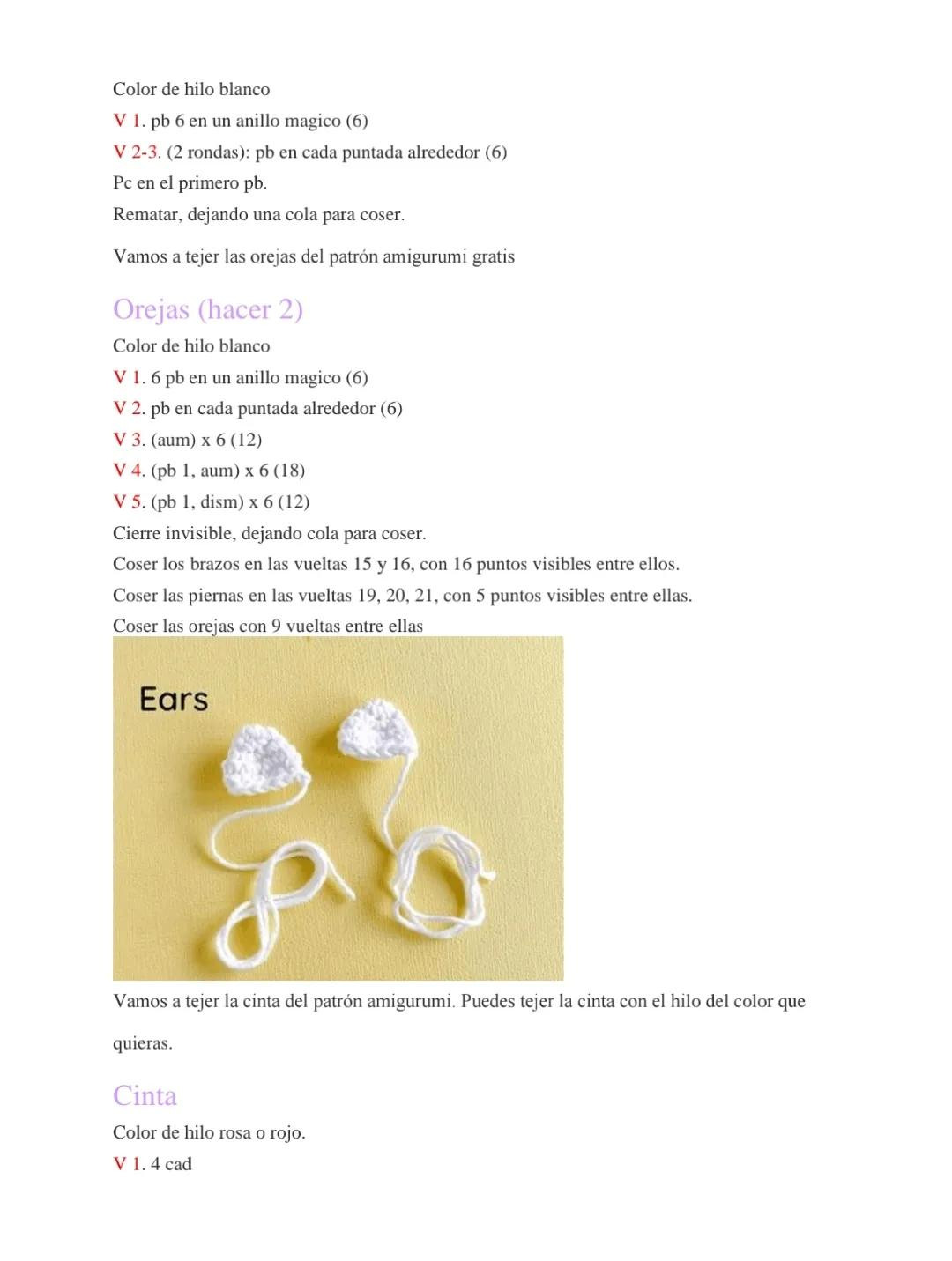 Patrón Amigurumi Llavero Hello Kitty PDF Gratis