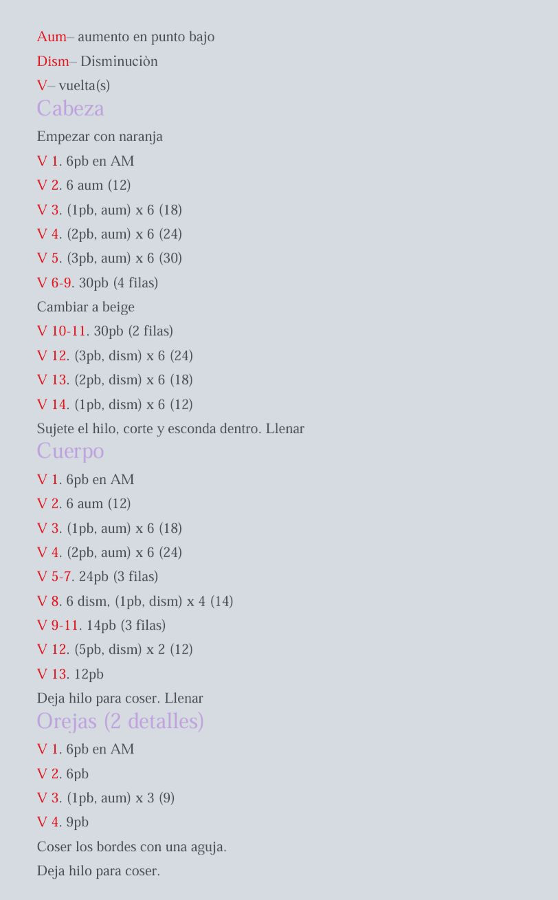 Patrón Amigurumi Llavero Zorro Fácil PDF Gratis