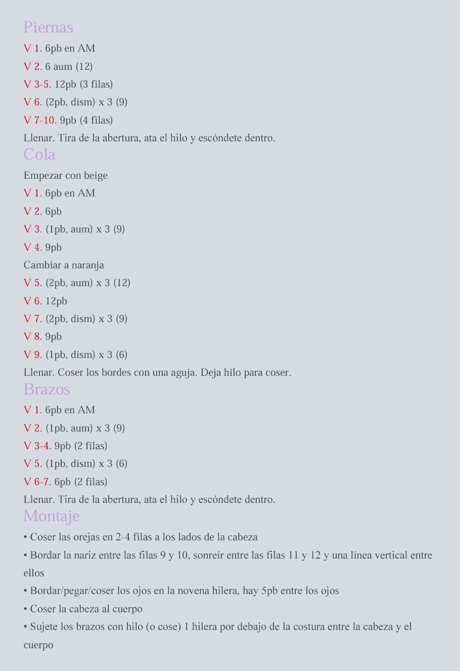 Patrón Amigurumi Llavero Zorro Fácil PDF Gratis