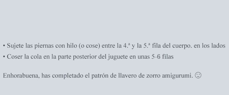 Patrón Amigurumi Llavero Zorro Fácil PDF Gratis