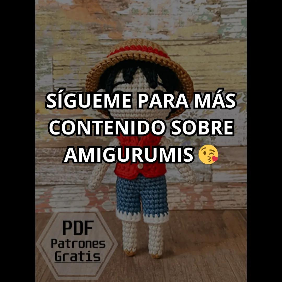 Patrón Amigurumi Luffy One Piece: Guía Paso a Paso y Materiales