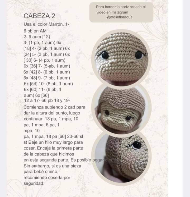 Patron Amigurumi Macaquinha Mika Mono Moca con Pluma Rosa