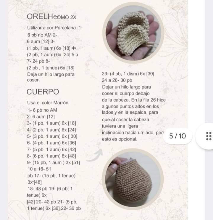 Patron Amigurumi Macaquinha Mika Mono Moca con Pluma Rosa