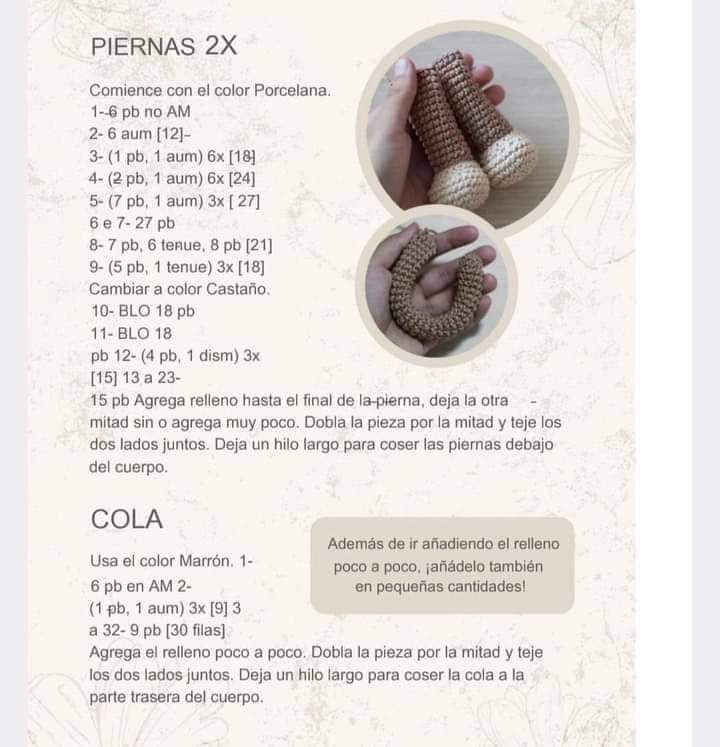 Patron Amigurumi Macaquinha Mika Mono Moca con Pluma Rosa