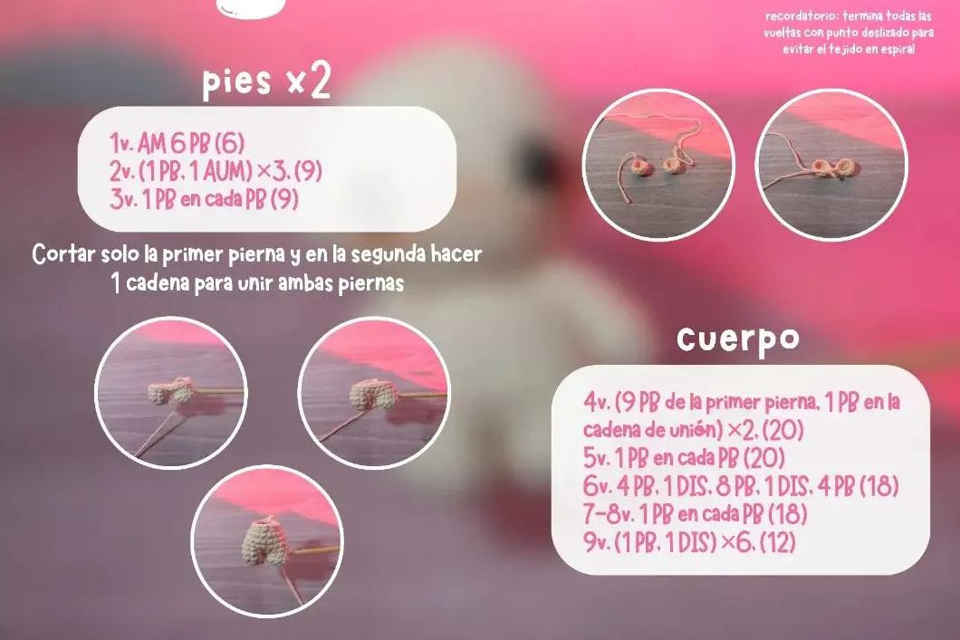 Patrón Amigurumi Mini Llavero: Tutorial Paso a Paso