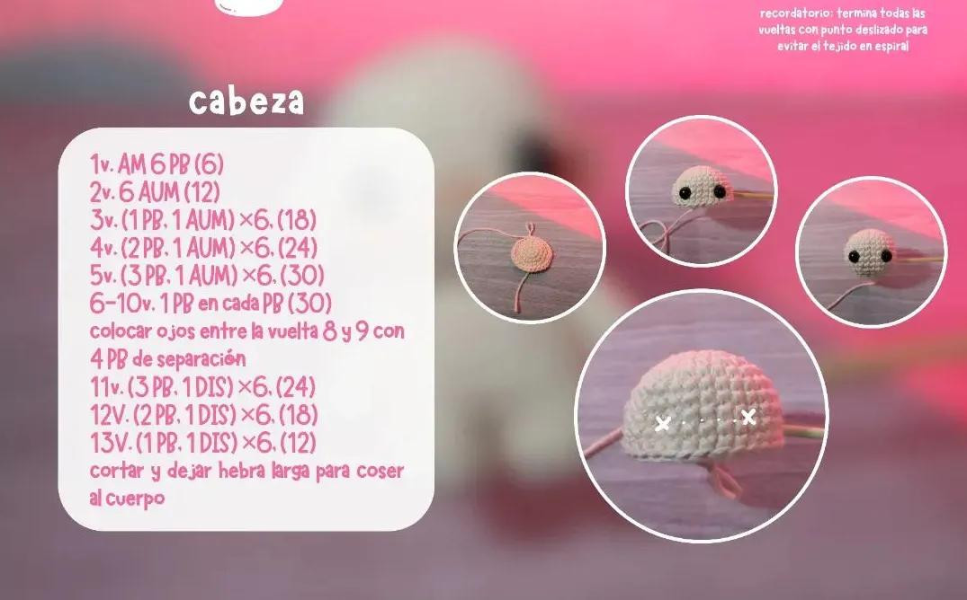 Patrón Amigurumi Mini Llavero: Tutorial Paso a Paso