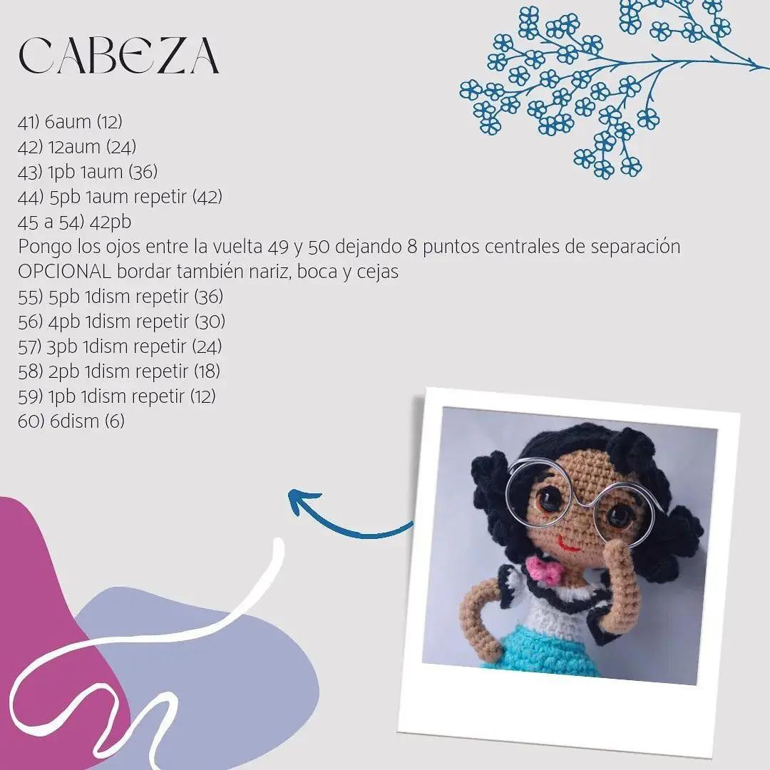 Patrón Amigurumi Mirabel Madrigal - Encanto