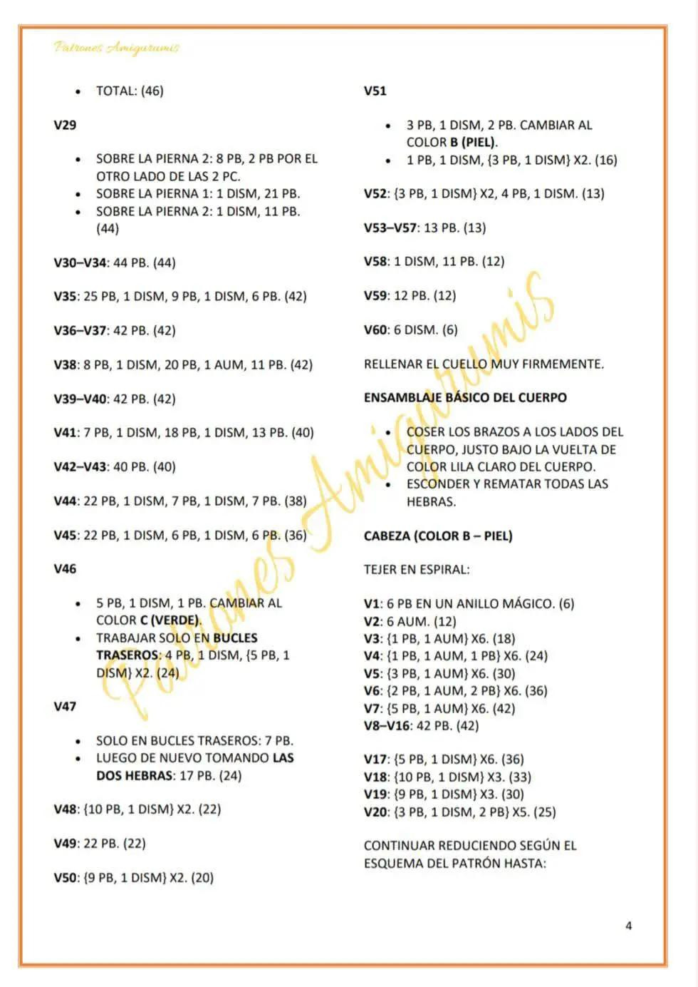 Patrón Amigurumi Muñeca Ayita: Guía de Hilo y Puntos en Español