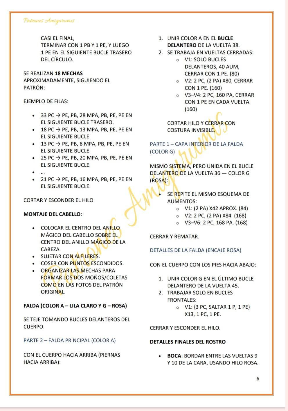 Patrón Amigurumi Muñeca Ayita: Guía de Hilo y Puntos en Español