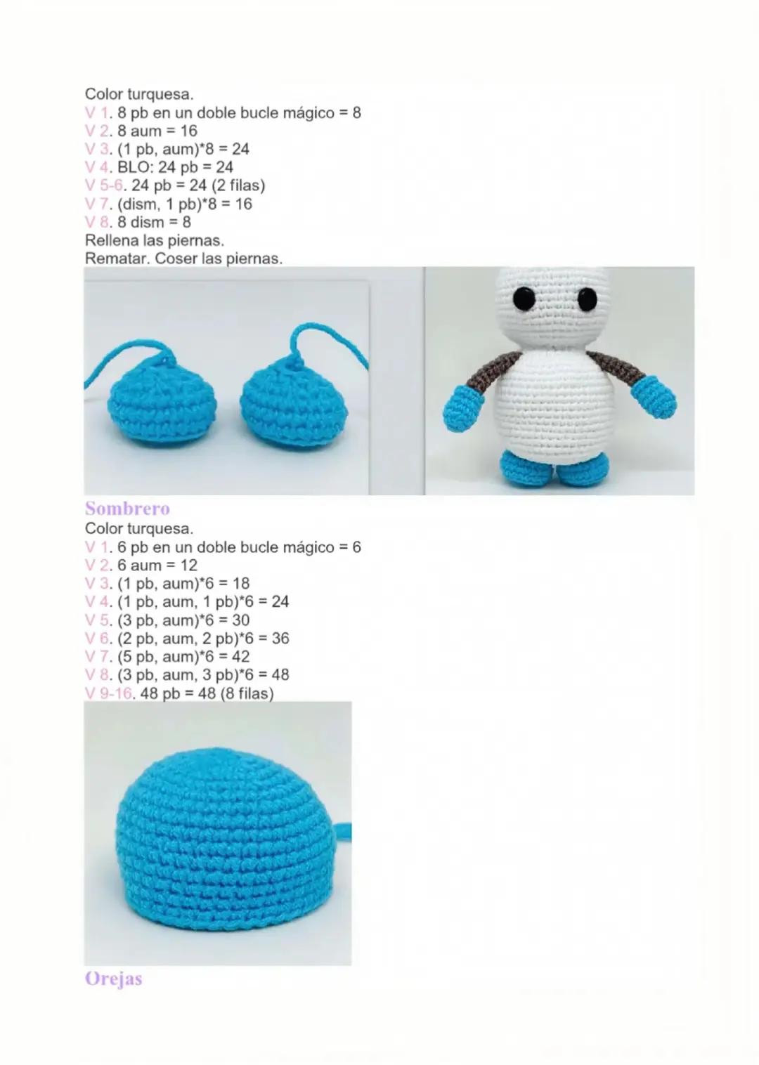 Patrón Amigurumi Muñeco De Nieve Gratis