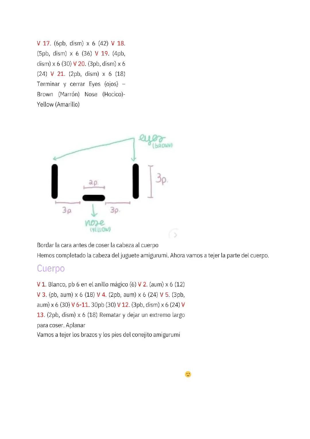 Patron Amigurumi My Melody Conejita Rosa y Blanca PDF Gratis Paso a Paso