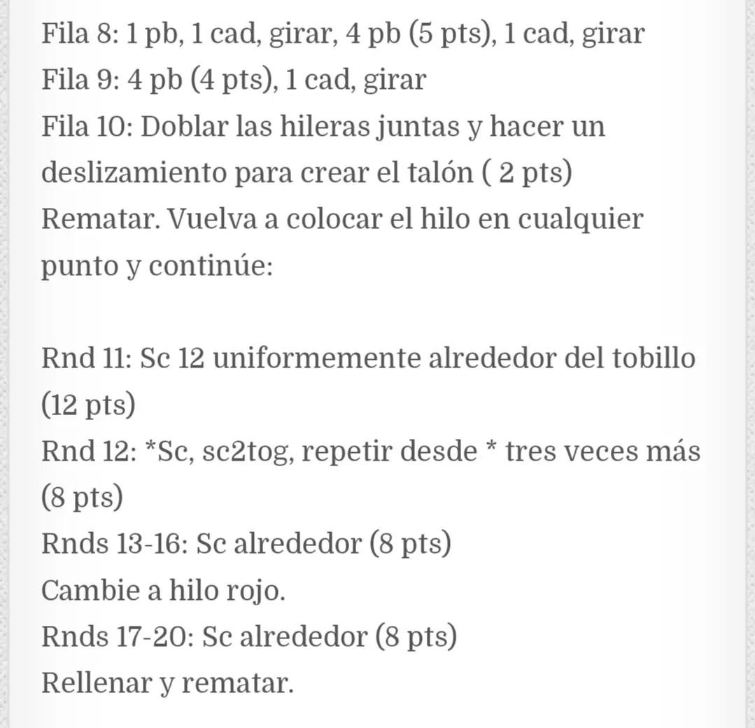 Patrón Amigurumi Papá Noel Gratis: Búp bê ông già Noel móc len với hướng dẫn chi tiết