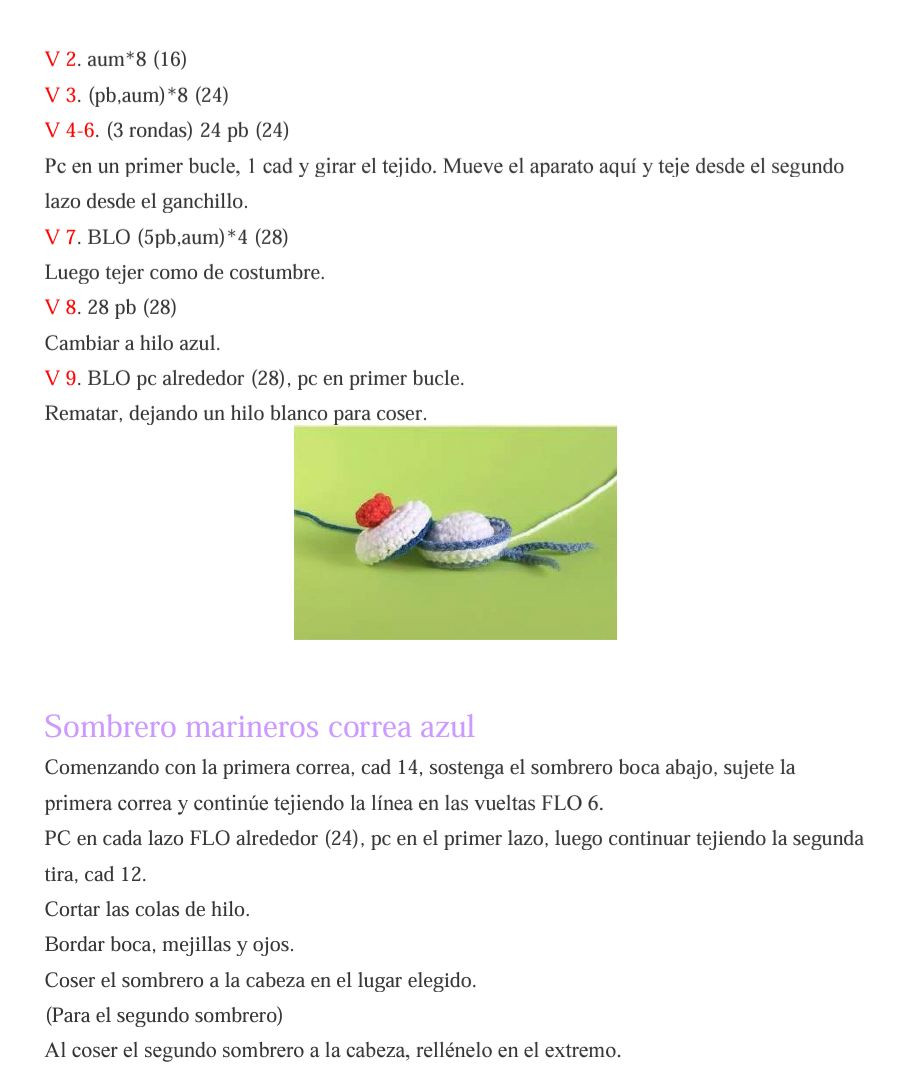 Patrón Amigurumi Pulpo Estilo Marinero - Crochet Gratis