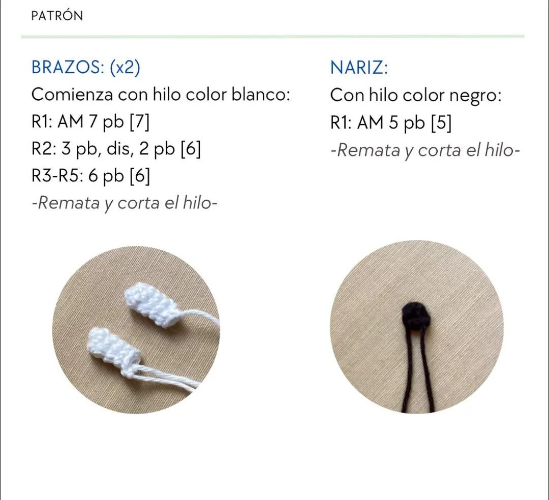 Patrón Amigurumi Snoopy: Guía paso a paso en español