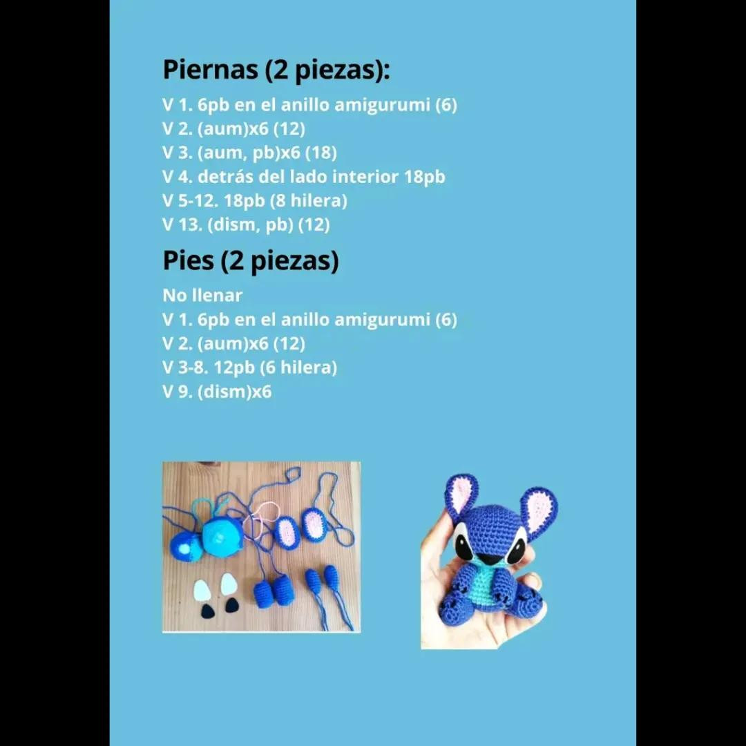 Patrón Amigurumi Stitch: Guía Paso a Paso y Materiales