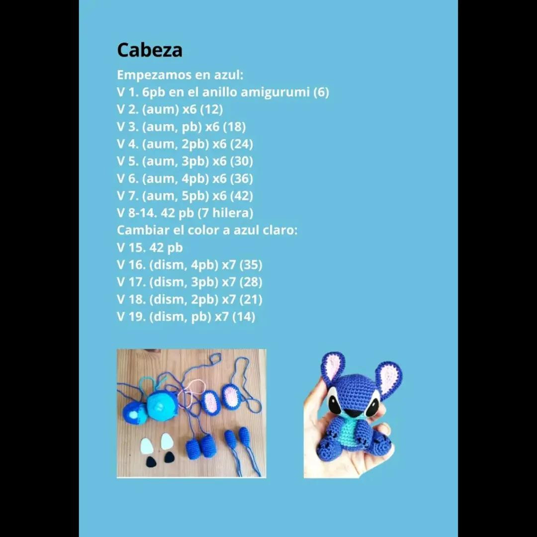 Patrón Amigurumi Stitch: Guía Paso a Paso y Materiales