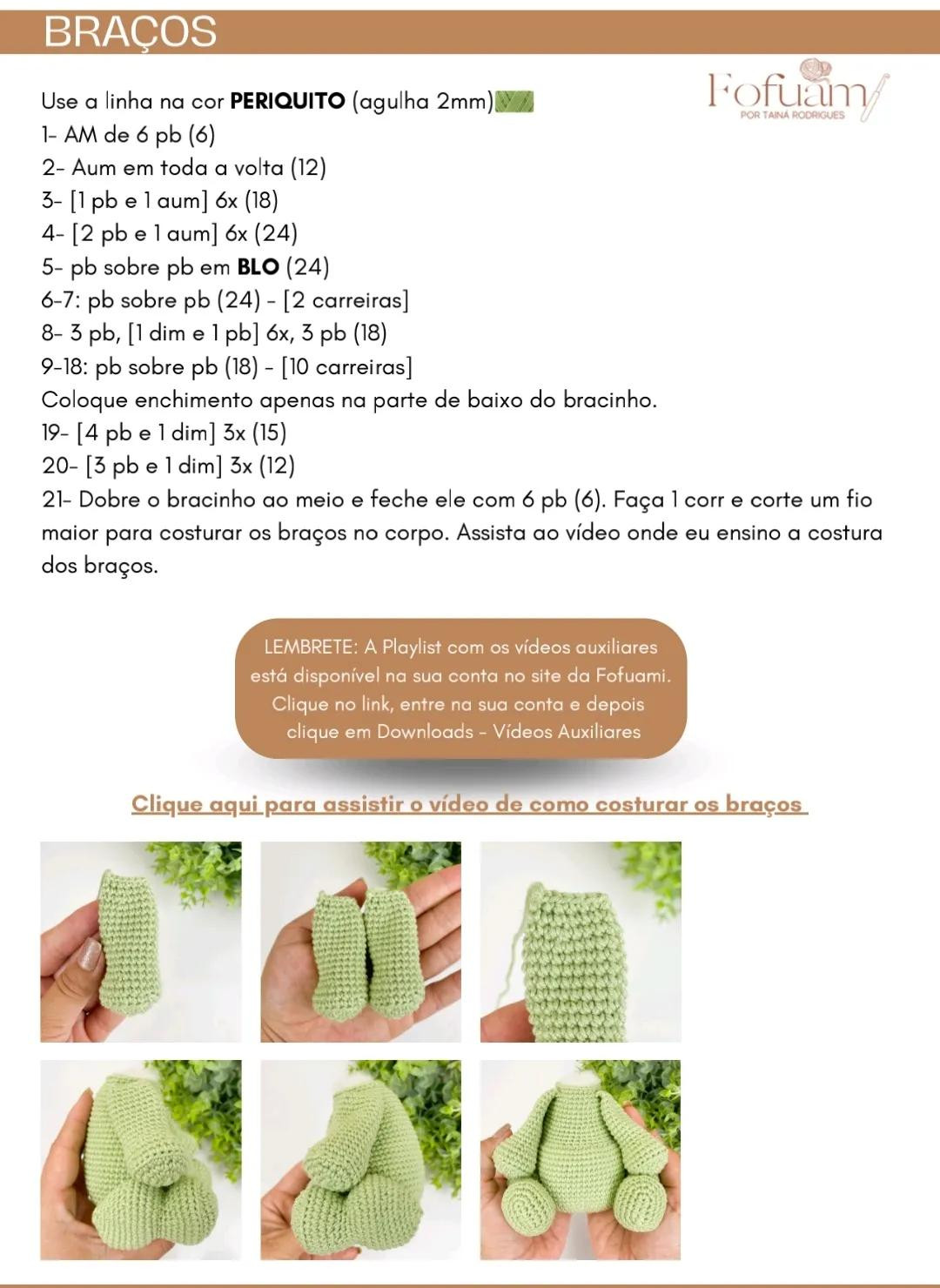 Patrón Amigurumi T-Rex Ravi y Pérola