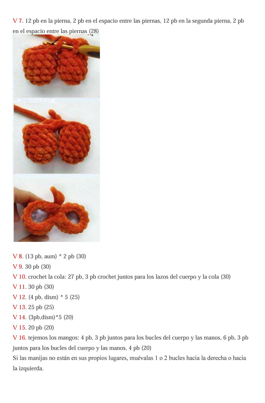 Patrón Amigurumi Tigre Naranja y Turquesa con Bufanda