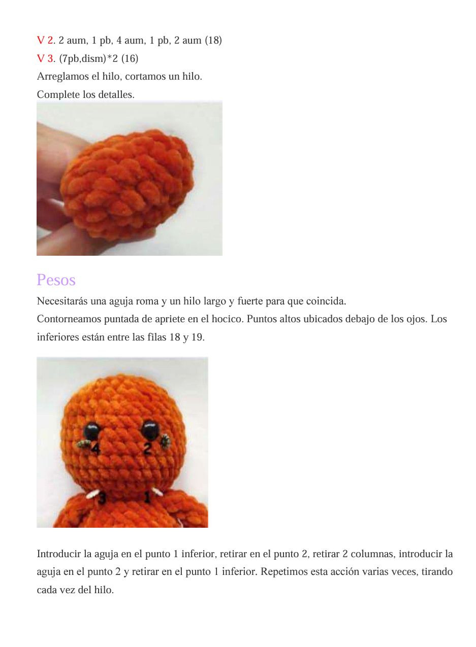 Patrón Amigurumi Tigre Naranja y Turquesa con Bufanda