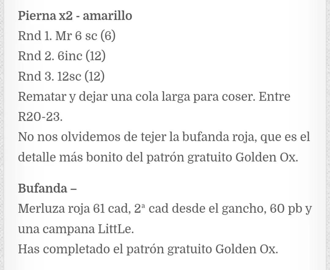 Patrón Amigurumi Toro Buey Dorado: Guía Paso a Paso para Crear una Figura de Año Nuevo