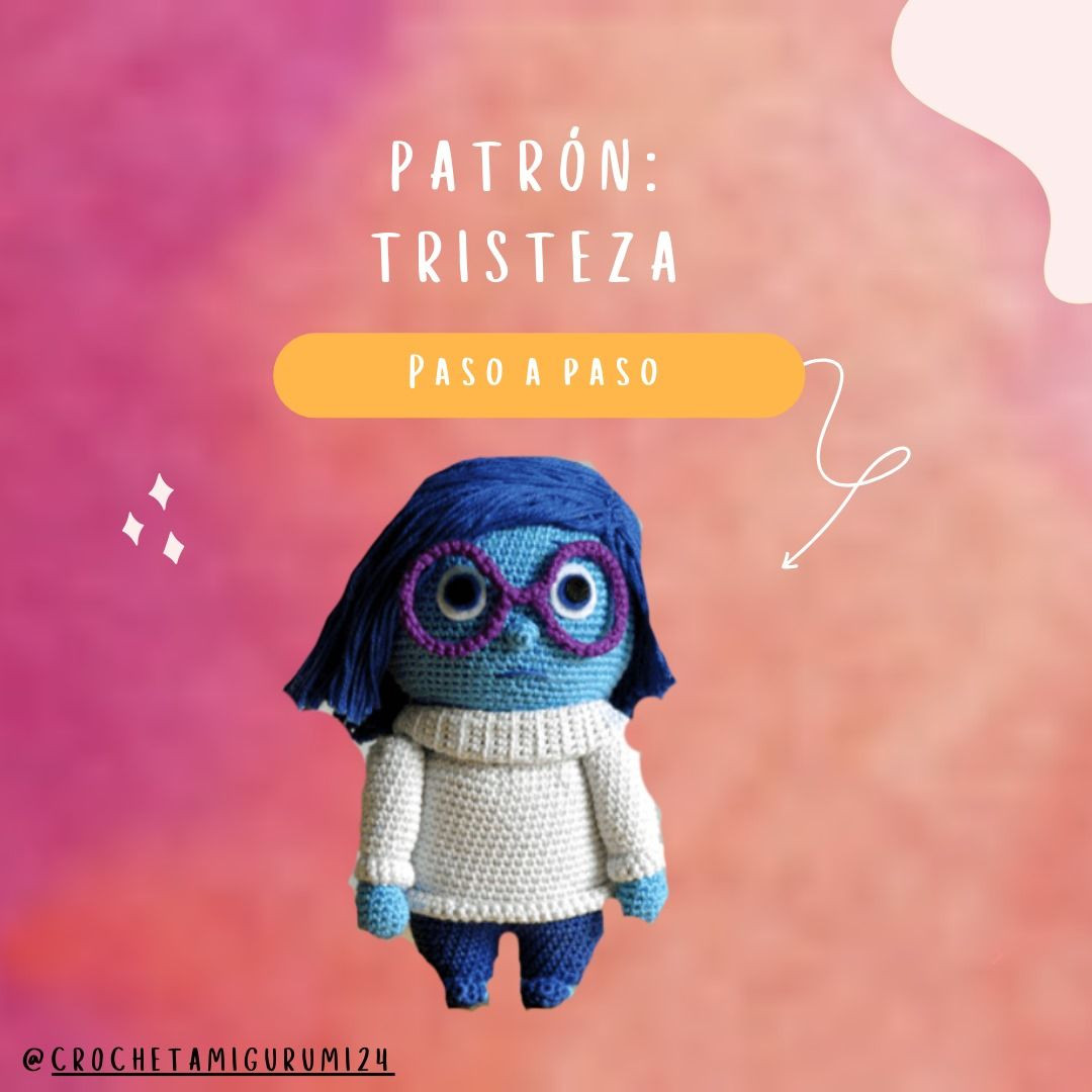 Patrón Amigurumi Tristeza: Guía Paso a Paso