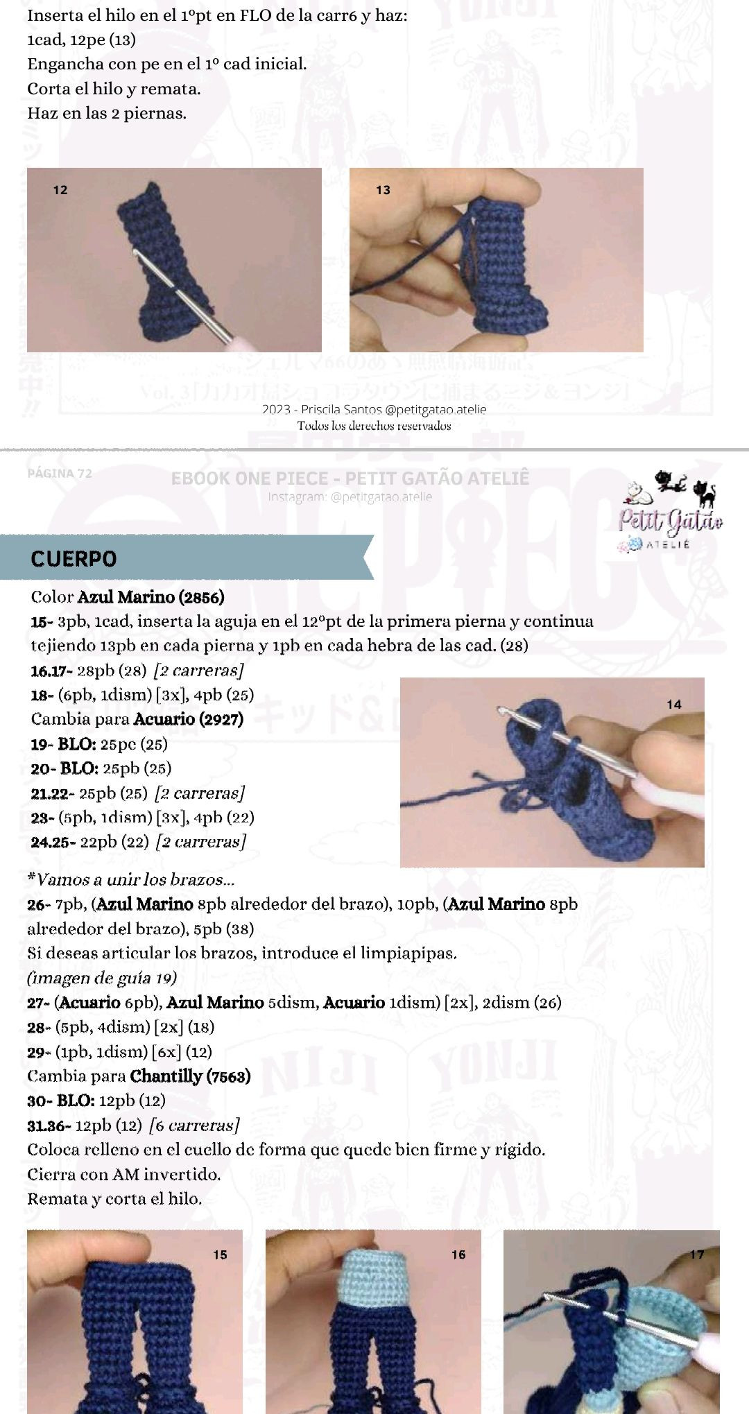 Patron Amigurumi Usopp One Piece - Ebook PDF