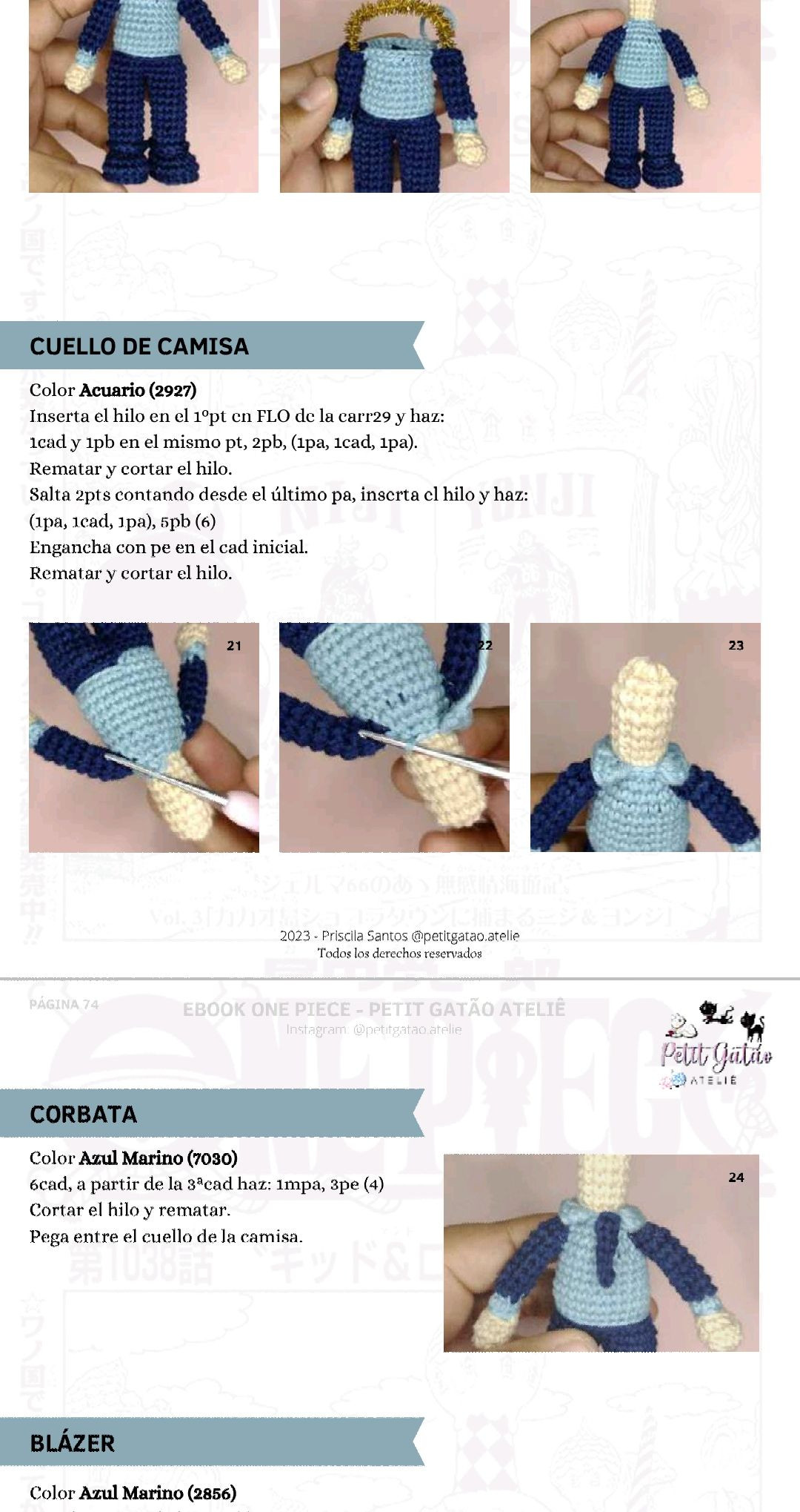 Patron Amigurumi Usopp One Piece - Ebook PDF