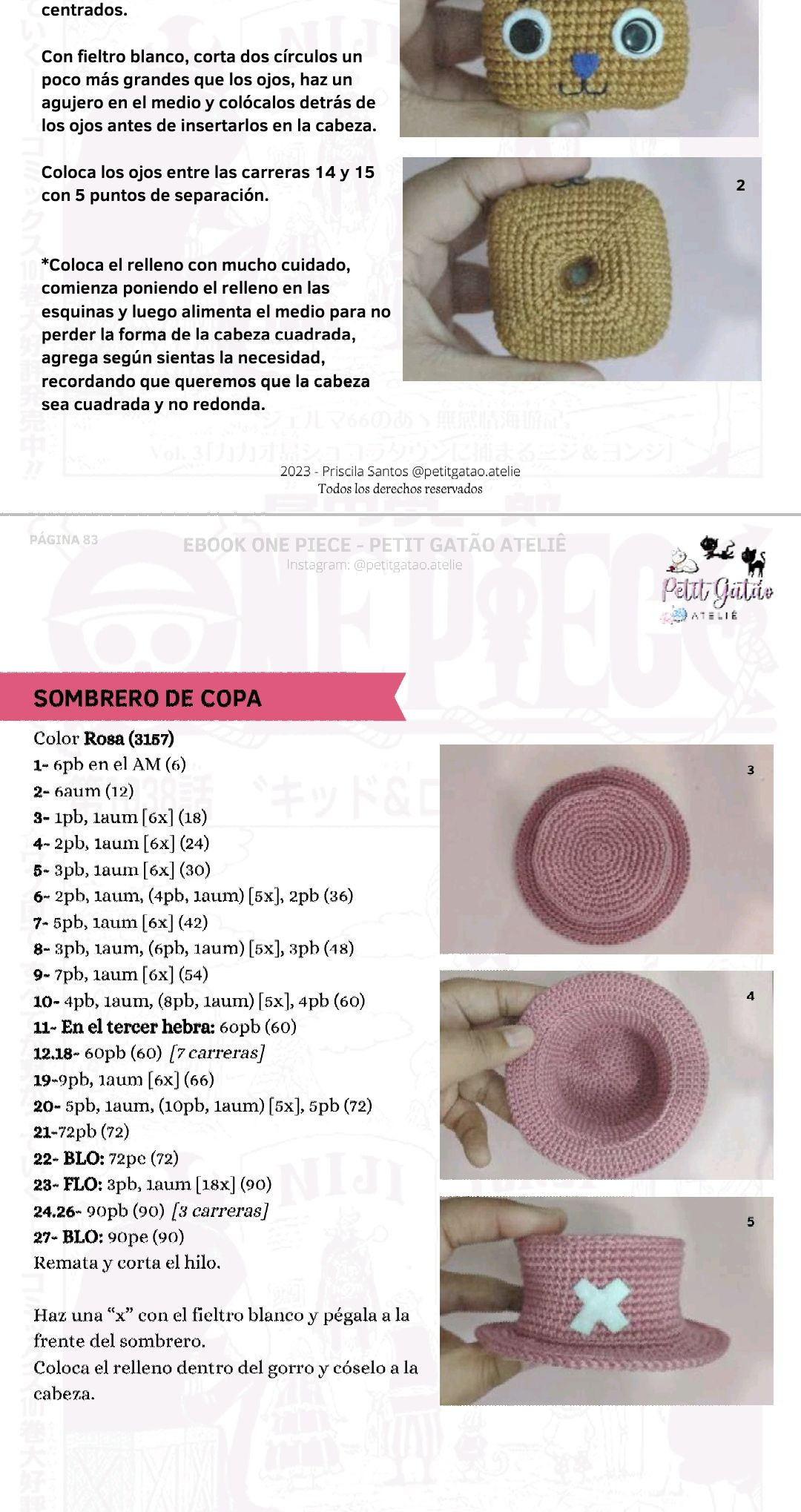 Patron Amigurumi Usopp One Piece - Ebook PDF