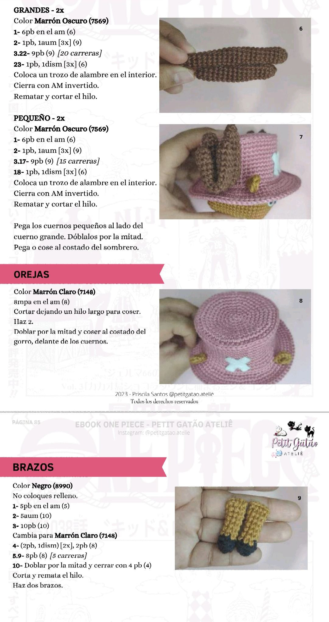 Patron Amigurumi Usopp One Piece - Ebook PDF