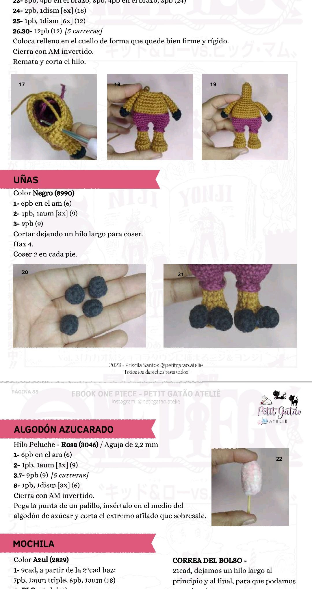 Patron Amigurumi Usopp One Piece - Ebook PDF