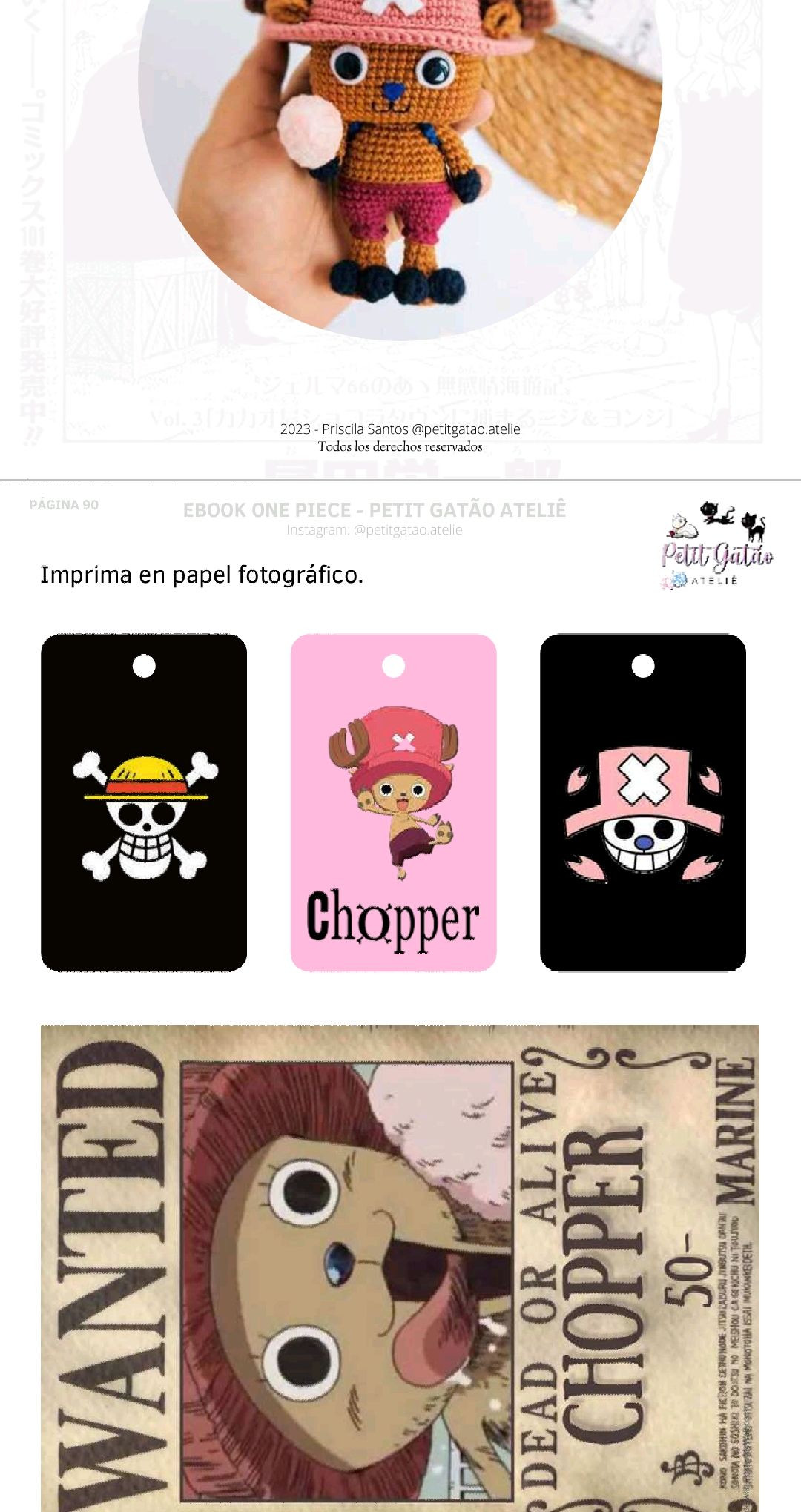 Patron Amigurumi Usopp One Piece - Ebook PDF