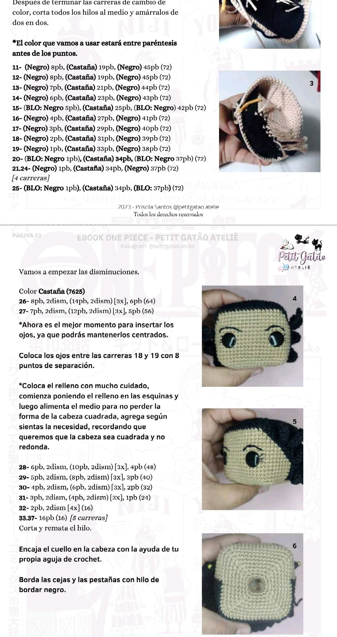 Patron Amigurumi Usopp One Piece - Ebook PDF