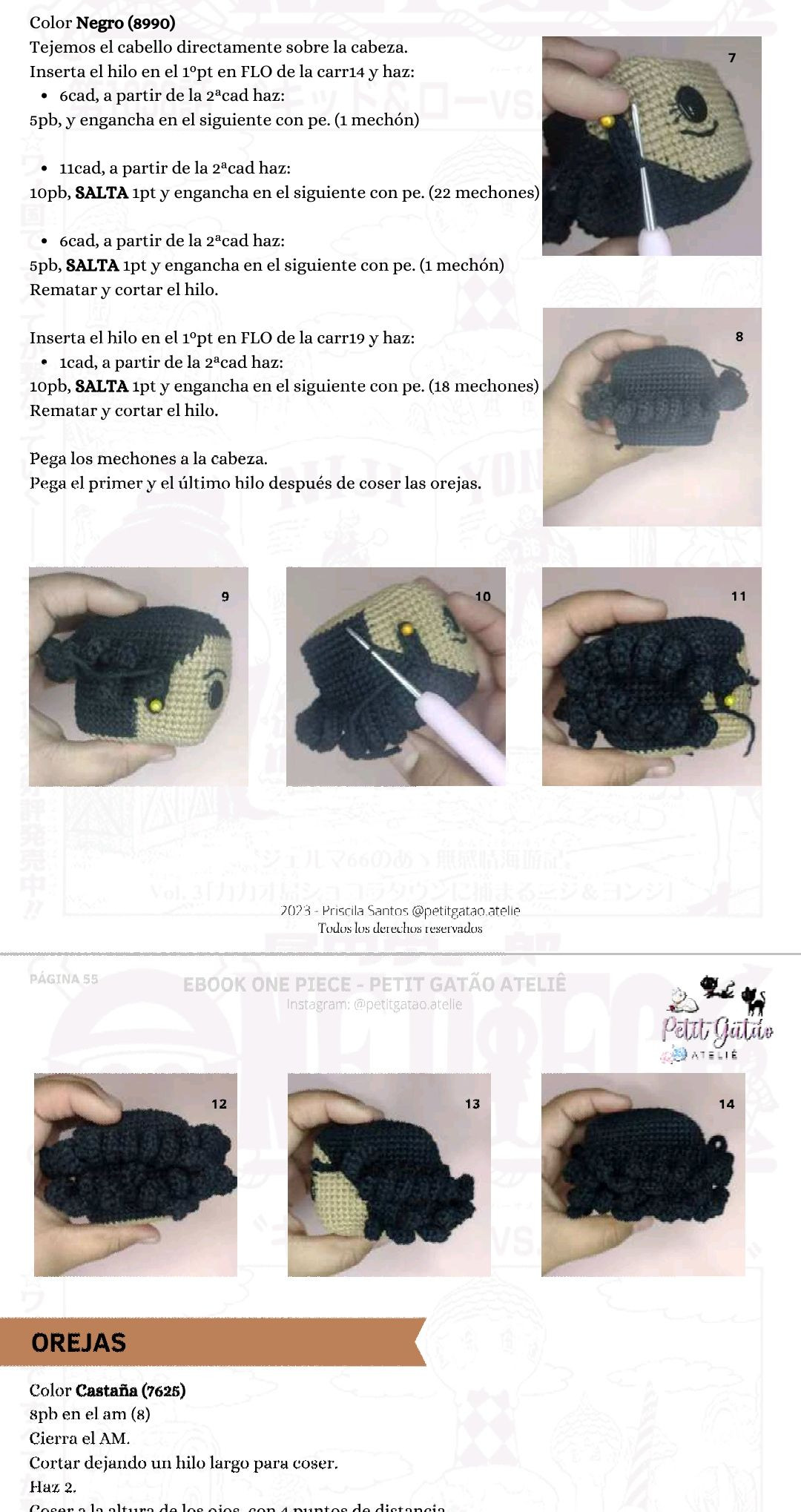 Patron Amigurumi Usopp One Piece - Ebook PDF